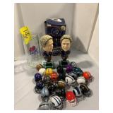 GROUP OF VINTAGE FOOTBALL THEMED COLLECTIBLES