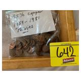 BAG OF 95% COPPER PENNIES