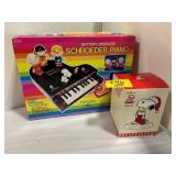 SCHROEDER PIANO, HALLMARK SNOOPY FIGURINE