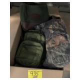 BOX OF CAMO POUCHES OF ALL KINDS
