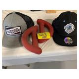 MACOMB & BELLEVILLE WEST HATS, HAND WEIGHTS