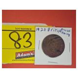 1920 BRITISH BRONZE PENNY