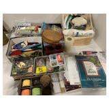 CANDLES, CRAFTING SUPPLIES OF ALL KINDS, YARN