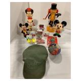 SPICE TINS, MICKEY MOUSE TOYS, MR PEANUT BUTTER
