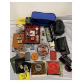 LIGHTERS OF ALL KINDS, PEN SET, MONEY CLIPS,