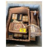 TOTE OF VINTAGE AUTO PARTS