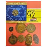 MISCELLANEOUS MEDALLIONS, TOKENS, AND