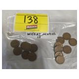 (15) WHEAT PENNIES