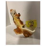 VINTAGE PLUTO CERAMIC DISNEY PLANTER