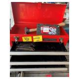 CRAFTSMAN NICE METAL TOOLBOX W/ CRAFTSMAN TOOL