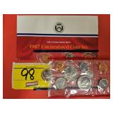 1987 US MINT UNCIRCULATED COIN SET
