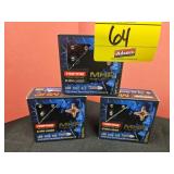 (3) BOXES NORMA MHP 9MM LUGER, 108 GR