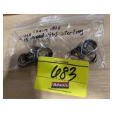 BAG OF .800 & .925 MARKED STERLING JEWELRY