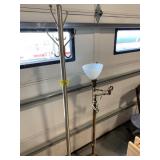 METAL COAT RACK, FLOOR LAMP