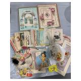GROUP OF VINTAGE NEW YEARS & GREETING CARDS OF