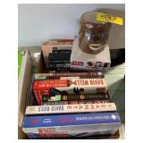 STAR WARS MUG, FLAT OF BOOKS