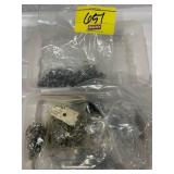 TUB OF LEAD WEIGHT FISHING LURES