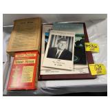JFK & WHITE HOUSE BOOKLETS, BIBLE IN BOX, SUNDAY