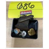 1/10 10K, STERLING MARKED & ANTIQUE SELZ