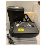 SHREDDER, HP PRINTER, BLINK SYNC MODULE, ETC