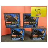 (4) BOXES NORMA MHP 9MM LUGER, 108 GR