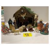 VINTAGE NATIVITY SET