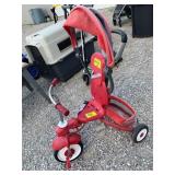 PLASTIC RADIO FLYER KIDS TRICYCLE