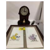 MASTERCRAFTERS PLASTIC CLOCK W/ GIRL SWING,