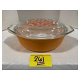PYREX FRIENDSHIP BIRD LIDDED CASSEROLE - DOES