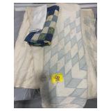 CUTTER QUILT, BLANKET, PILLOW SHAM