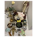GLASS DOME DIORAMAS, RELIGIOUS Dï¿½COR, BRASS