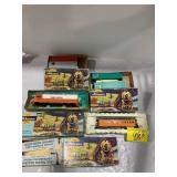 GROUP OF ATHEANN MODEL PLASTIC TRAIN CARS W/