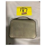 ANTIQUE SILVER-TONE COMPACT