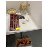 BINGO GAME SET, TOTE W/ EXTENSION CORD & DUCT