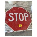 METAL STOP SIGN