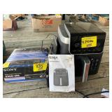 SONY AM/FM CAR DISC PLAYER, NINJA AIR FRYER,
