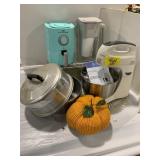 CROCHET PUMPKIN, AIR FRYER, KITCHEN LIVING MIXER,