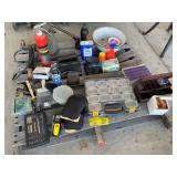 PARTS ORGANIZER, KNEE PADS, CRAFTSMAN SOCKET SET,