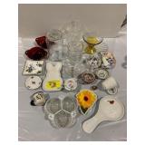 PRESSED GLASS, FLOWER CHINA OF ALL KINDS,
