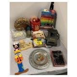 VHS TAPES, SPAGHETTI ANGEL, GLASS INSULATORS,