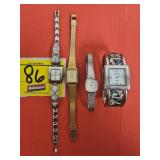 LADIES FONDINI, STUDIO, GRUEN, AND SEIKO WATCHES