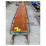 ANTIQUE LONG WOODEN SLED