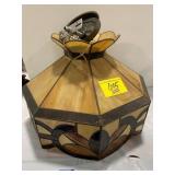 STAINED GLASS STYLE CEILING LIGHT FIXTURE