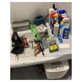 DEHUMIDIFIER UNDER TABLE, LIGHTBULBS, CLEANING