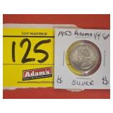 1953 PANAMA 1/4 BALBOA SILVER COMMEMORATIVE COIN