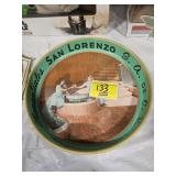 SAN LORENZO MANANTIALES METAL TRAY