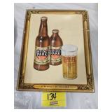 HYDE PARK TRUE LAGER BEER WOOD SIGN