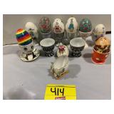 Dï¿½COR EGGS, NOVELTY EGG CUPS