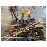 2-MAN SAW, LONG HANDLE TOOLS, METAL STEPSTOOL,