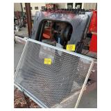 METAL GRATES, PLASTIC SAWHORSES